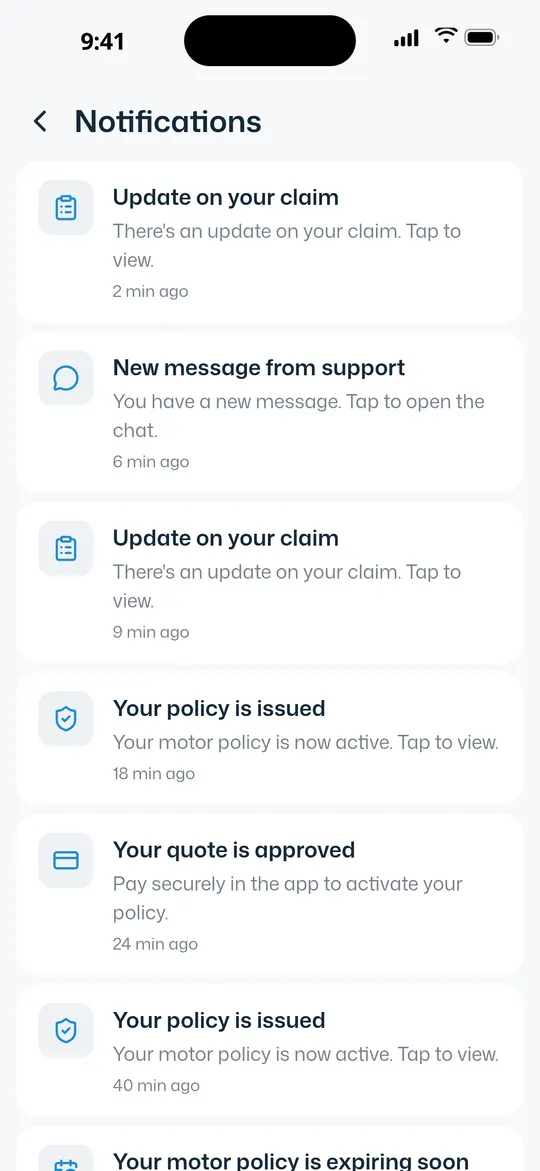 Updates the moment something changes.